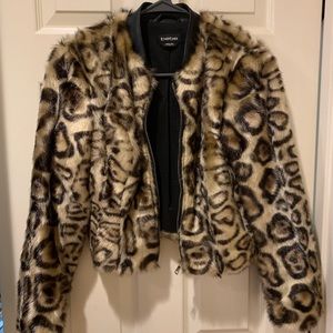 BEBE leopard jacket